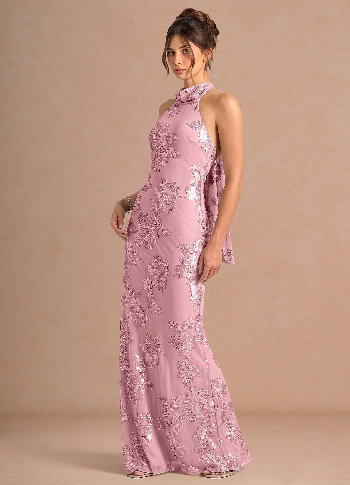 Dillon Pink Maxi Dress