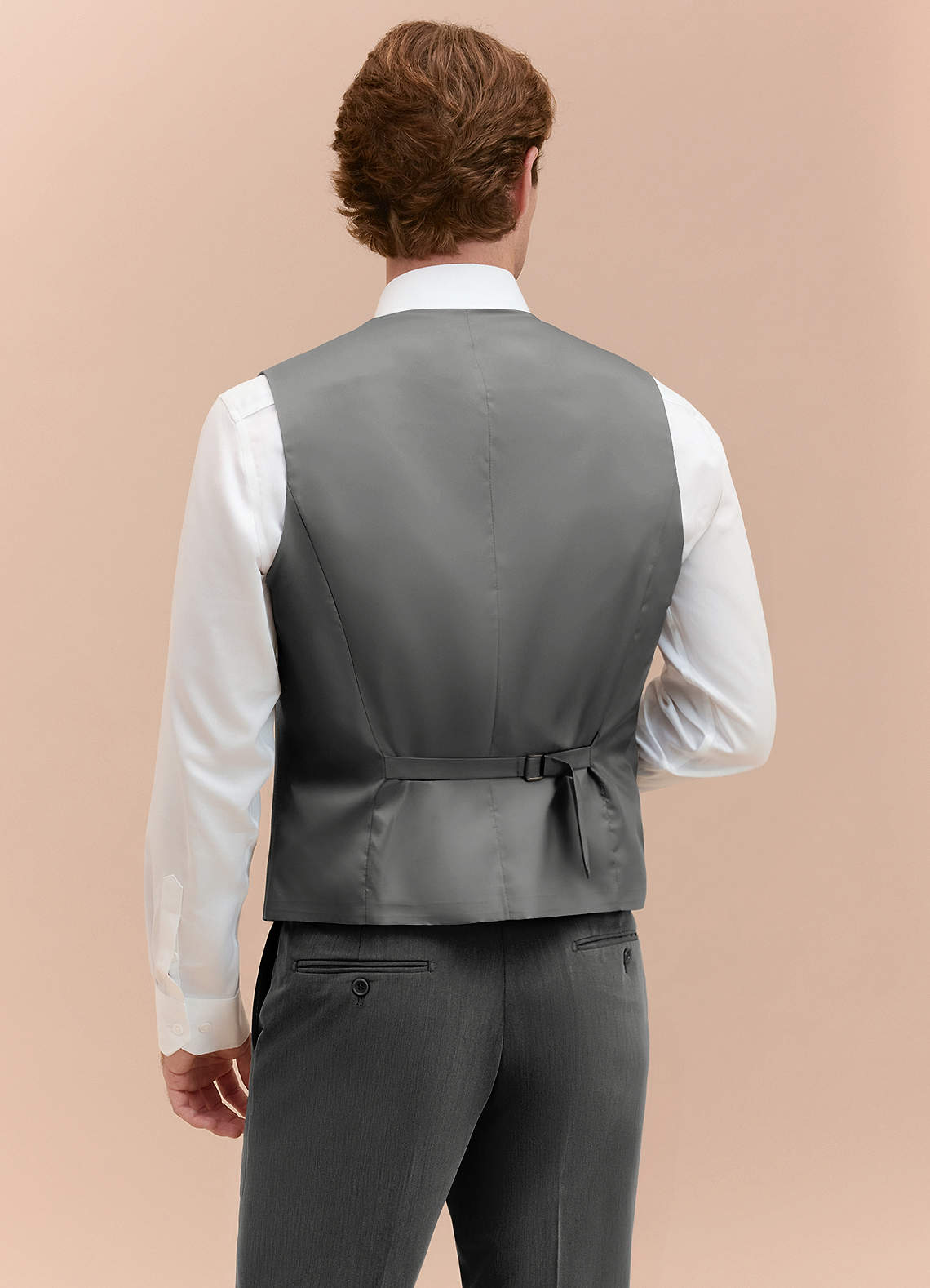 William Charcoal Comfort Blend Suit Vest | Classic Regular Suit