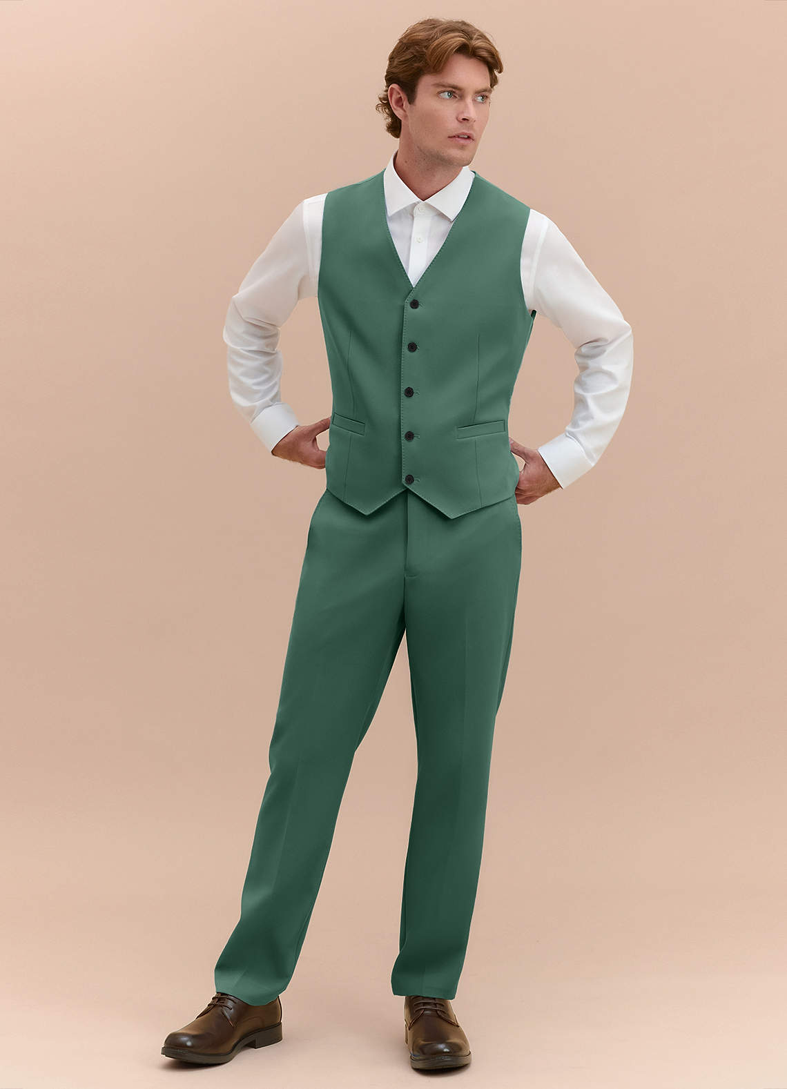 front James Eucalipto Colete de terno