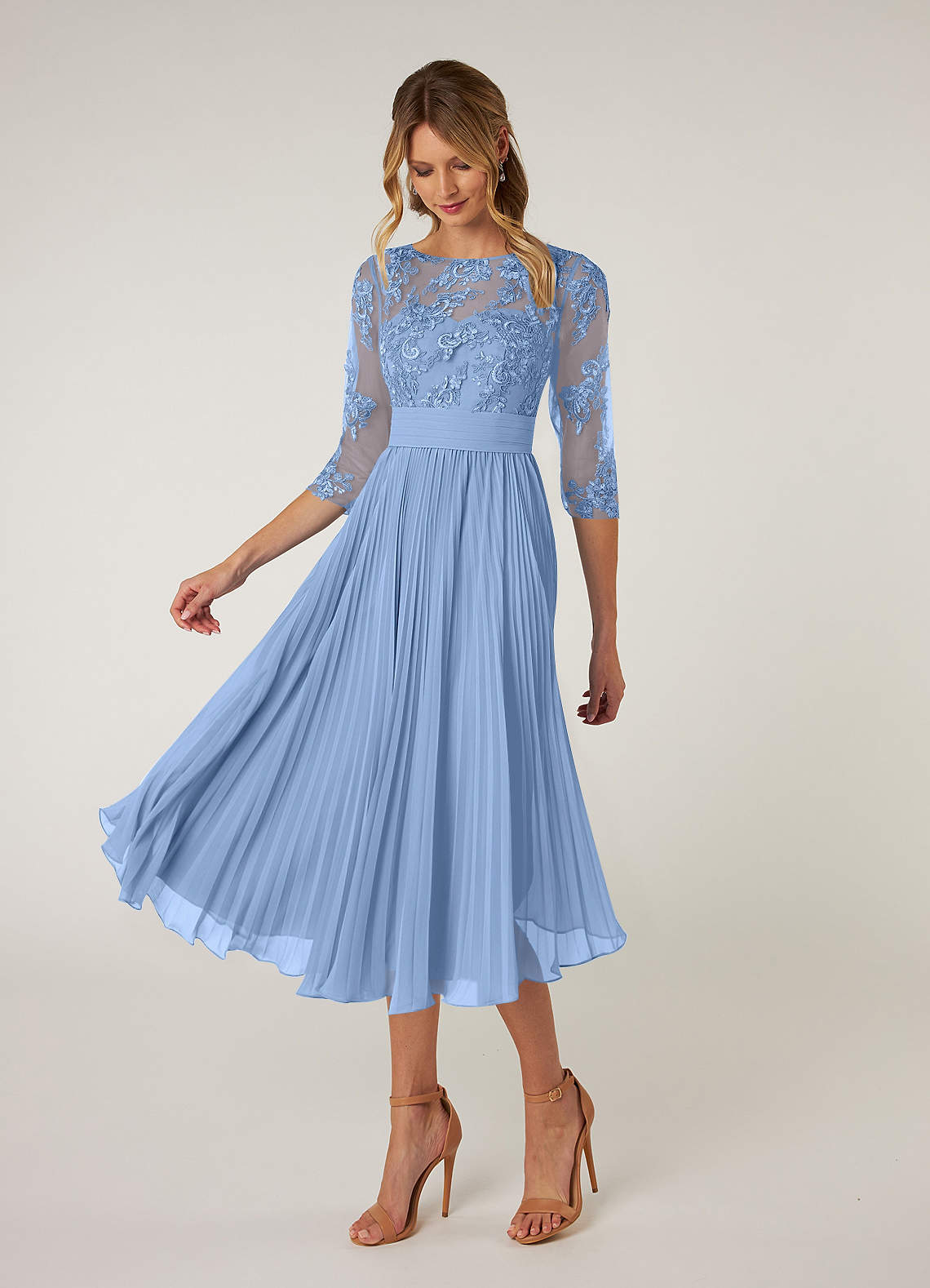 Blue Tea Dresses