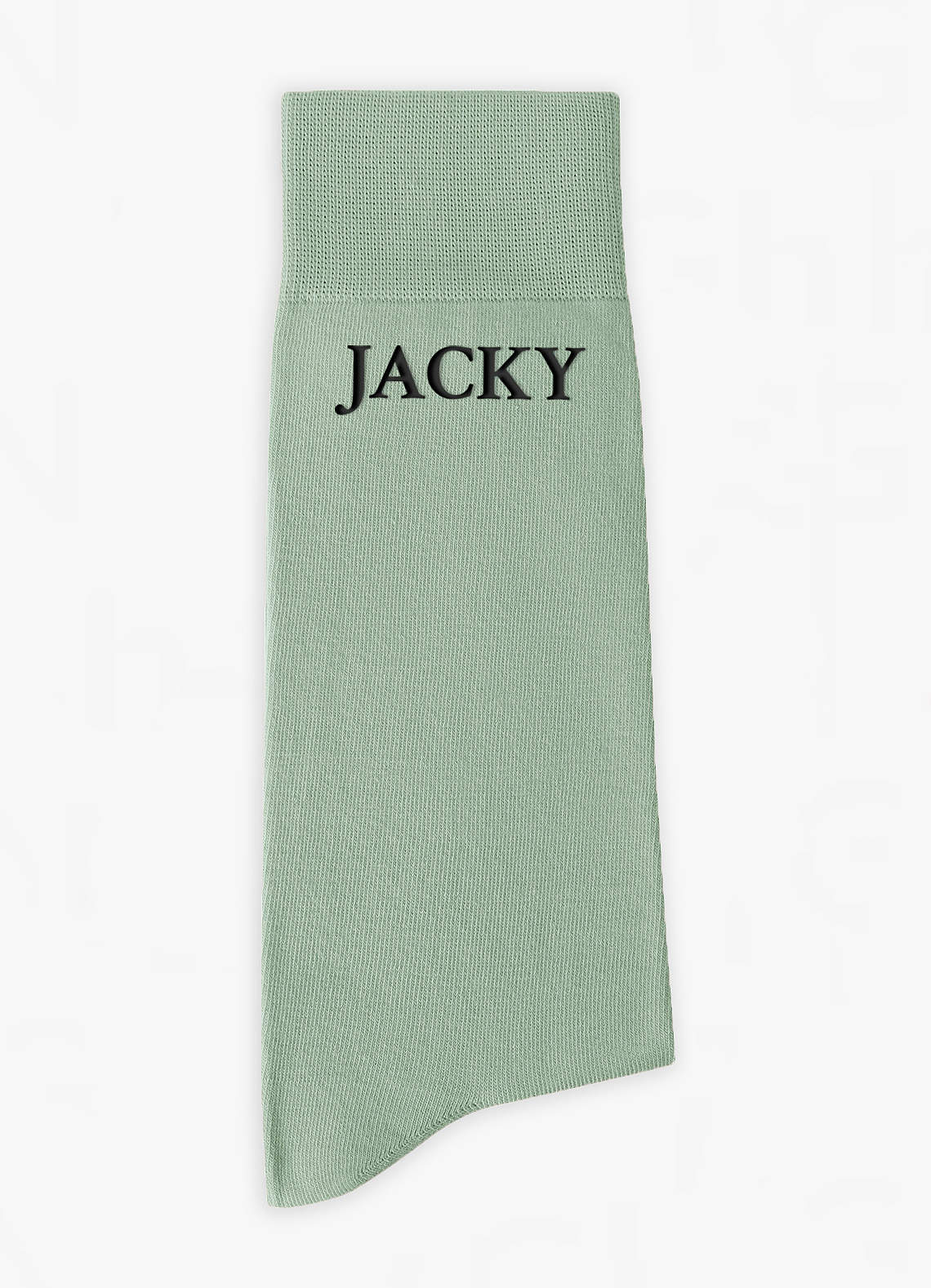 front Custom Embroidered Name Groom and Groomsmen Socks