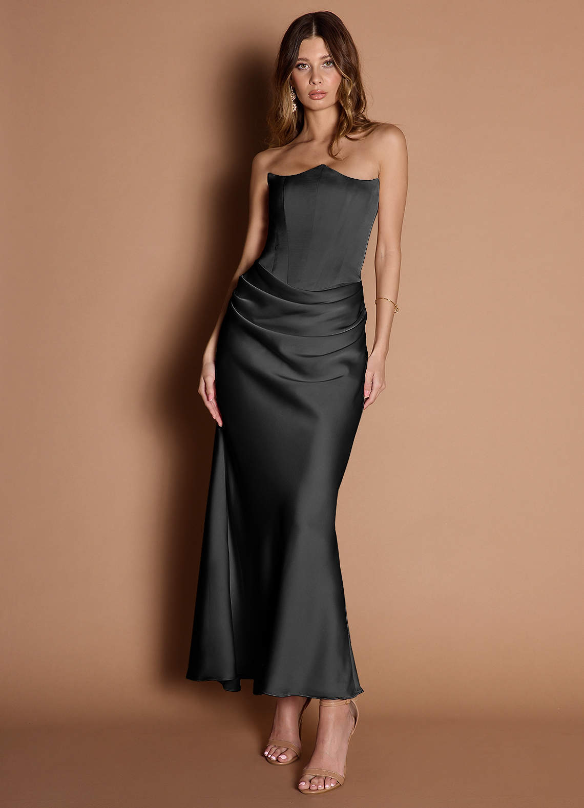 Maxi jurk Debby Zwart image1