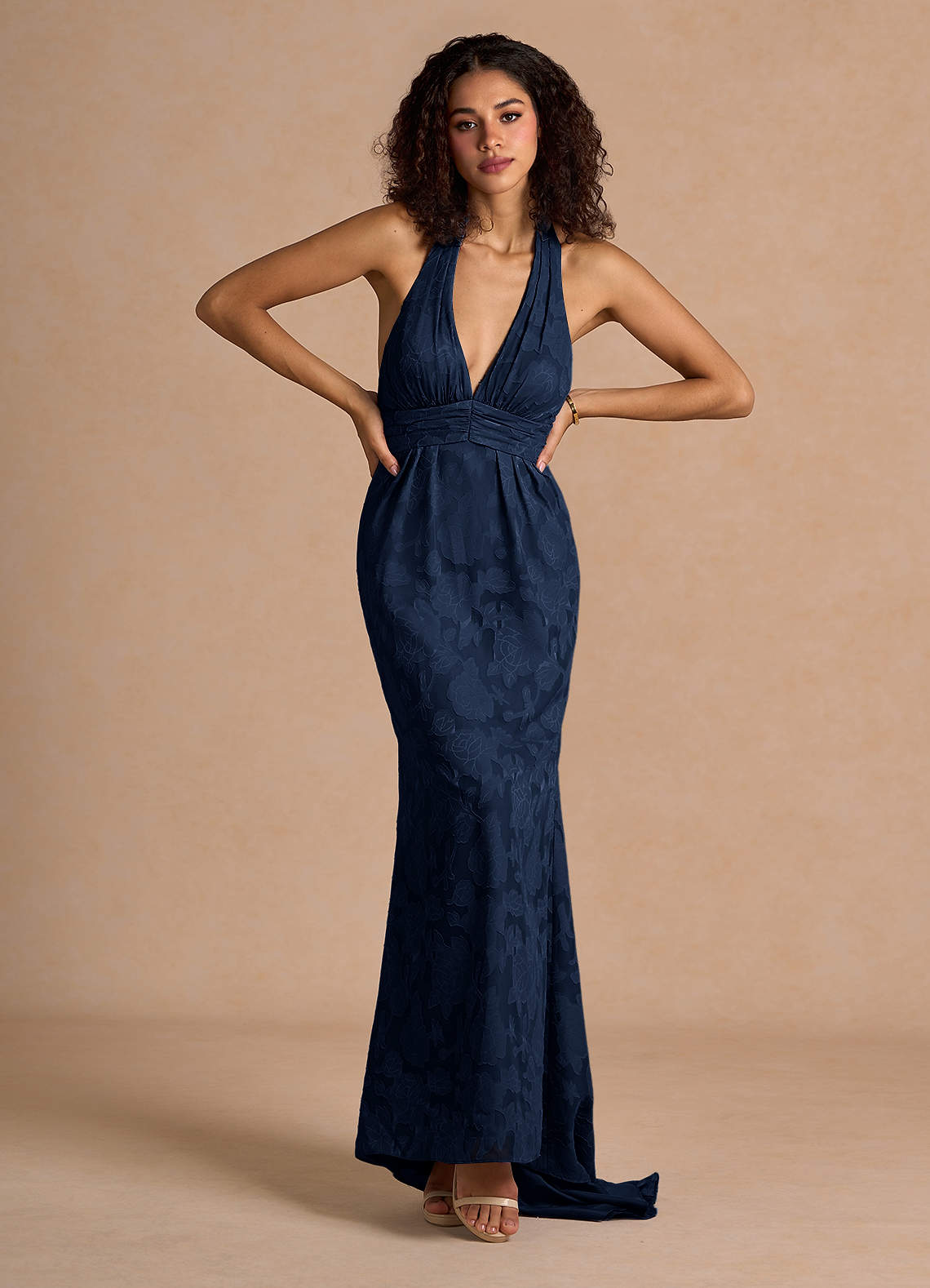 Briony Navy Maxi Dress image1