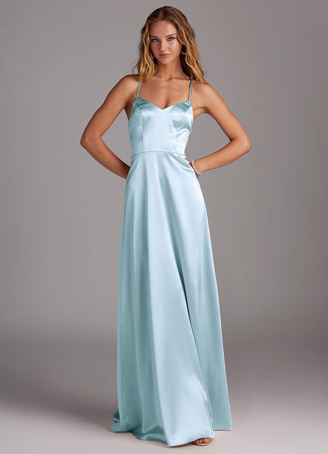 Azazie Mei Sky Blue Bridesmaid Dresses Azazie UK