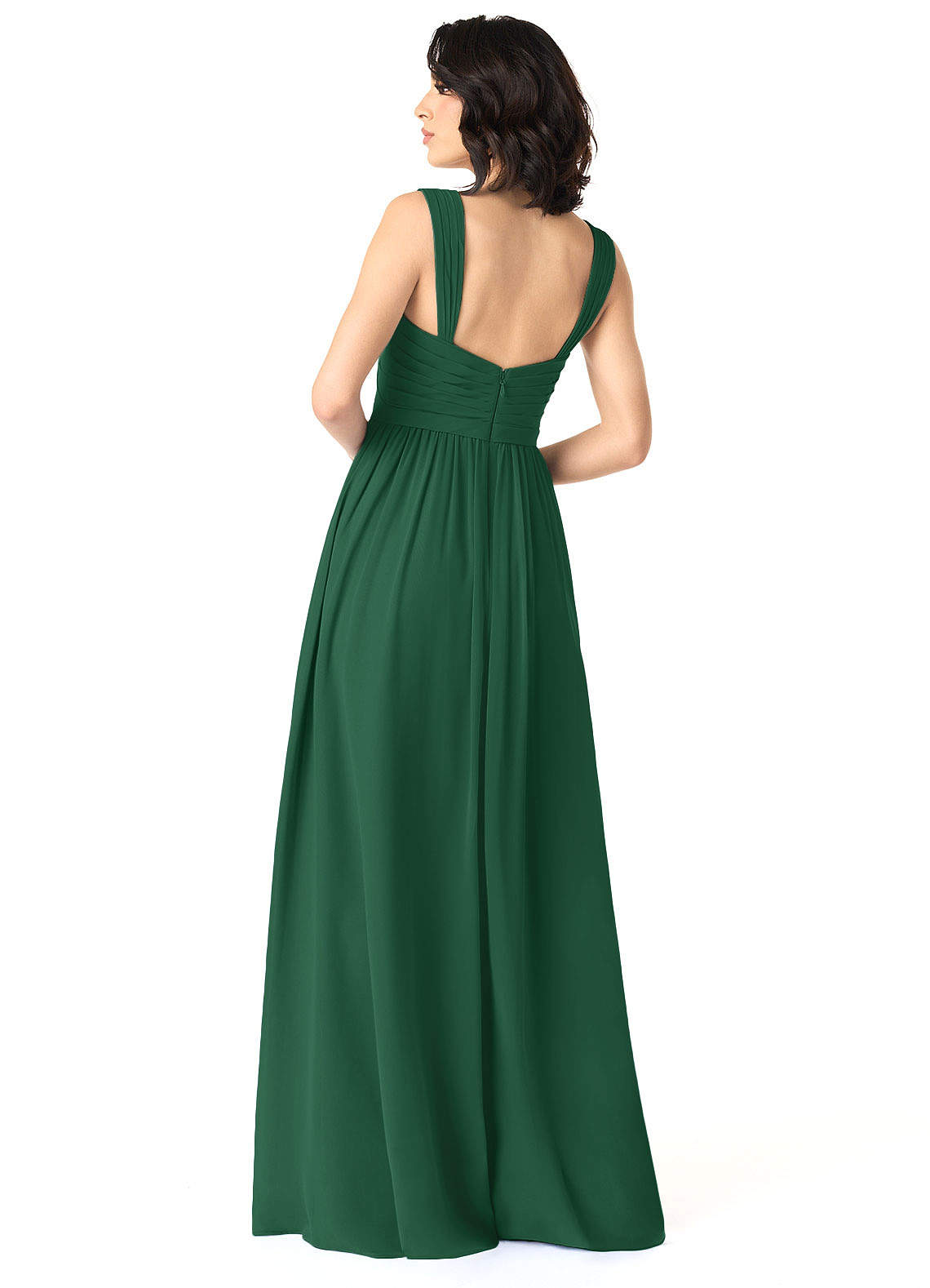 Dark Green Azazie Evie Bridesmaid Dresses | Azazie