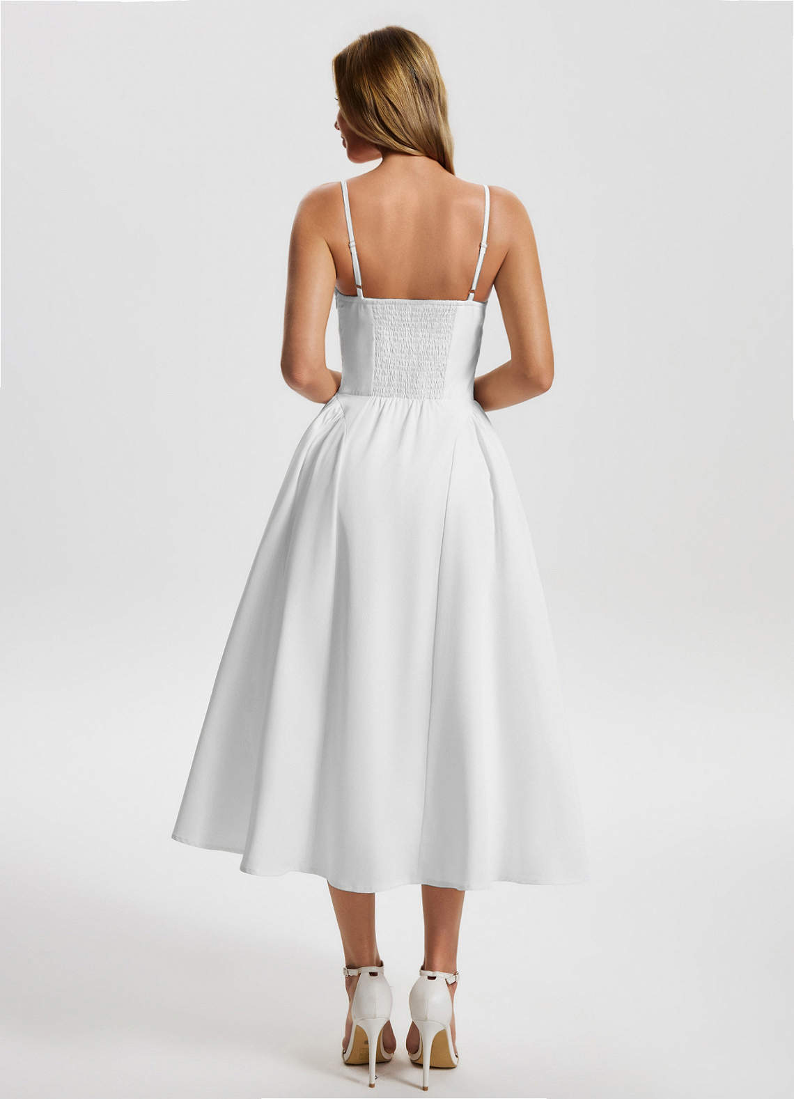 L'Amour White Maxi Dress image5