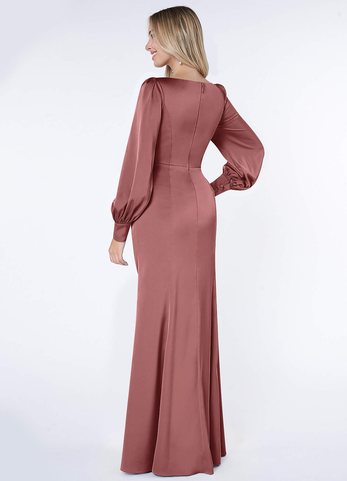 Vestido de dama de honor Azazie Raye en color Amatista Azazie