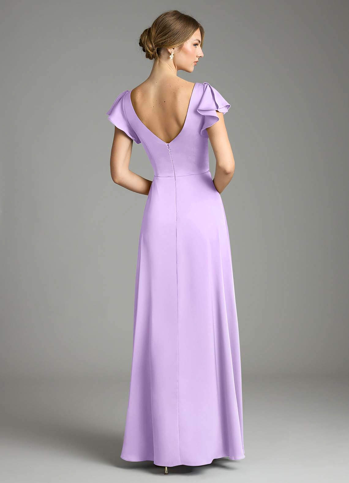 prom style bridesmaid dresses Dark Navy Chiffon Dress,Long Summer Dress,Plus Size Bridesmaid Dress PD00011 line Fabric Forest Green Green Bridesmaid Color:#26-Cream color_Dusty blue