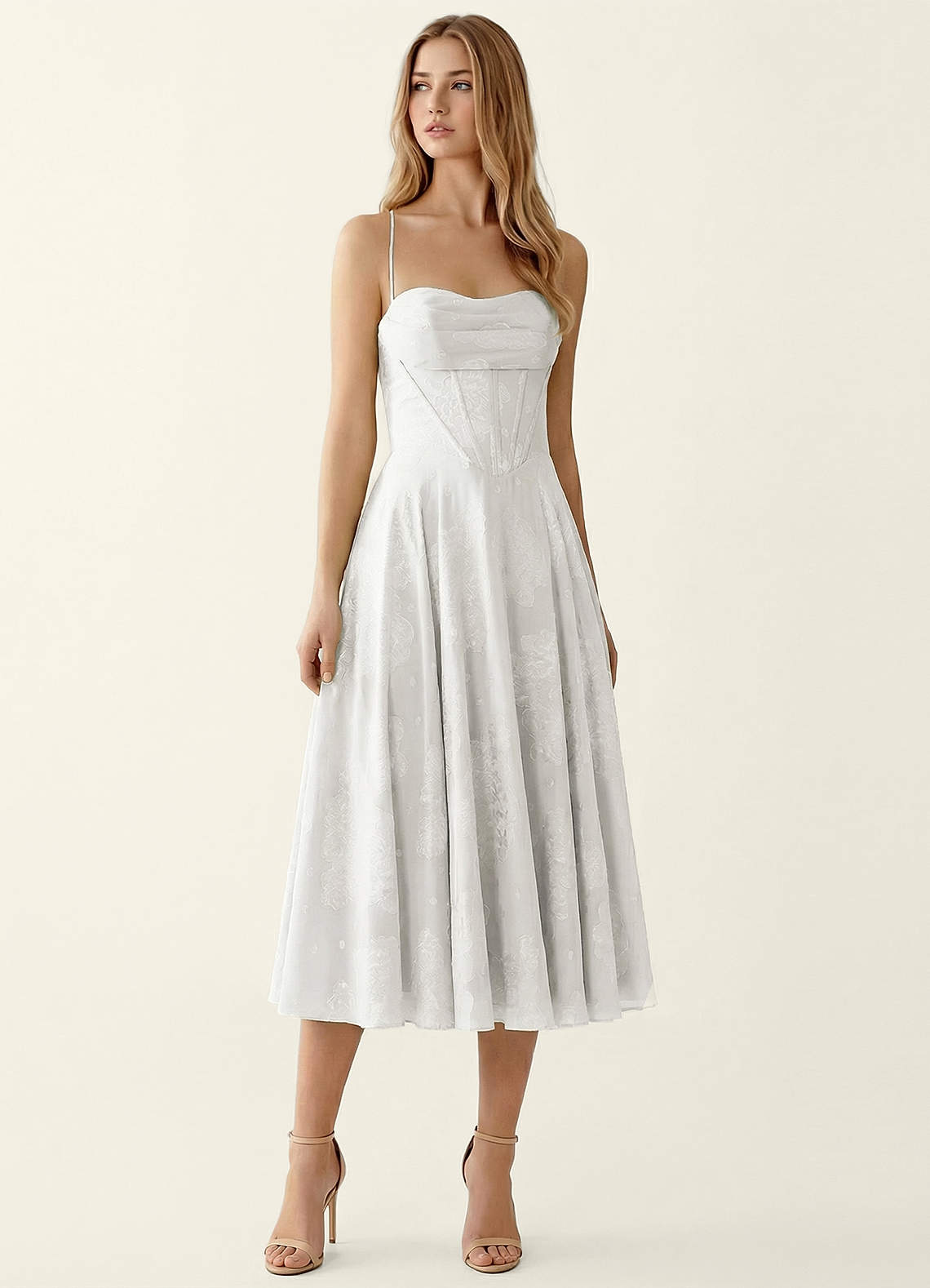 straight line dresses Formal Dress: 61757. Long, Halter Neckline, A Lin main image 1
