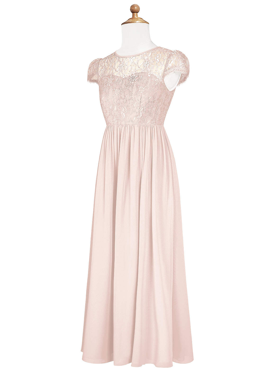 open lace back dress Chic Two Pieces Long Sleeve Prom Dress Blush Pink Elegant Evening Dres