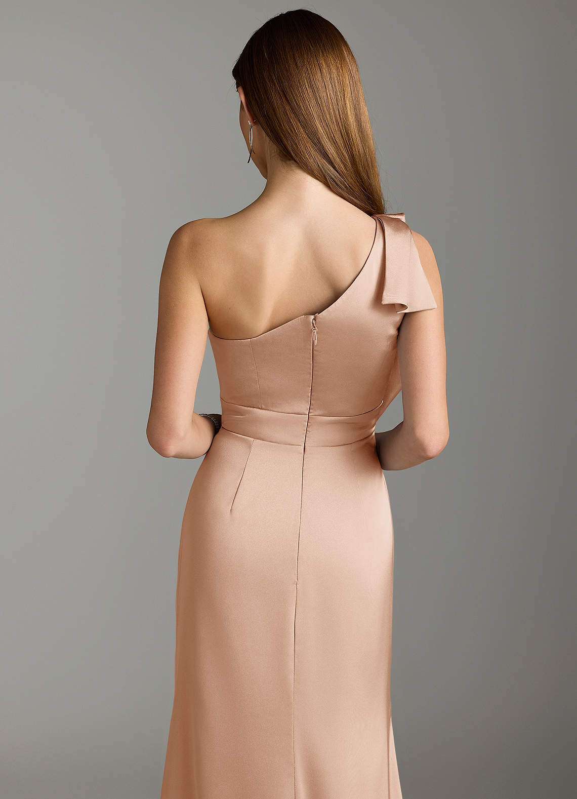 Ruching Stretch Nude-Toned Dress Ruching Stretch Nude-Toned Dress
