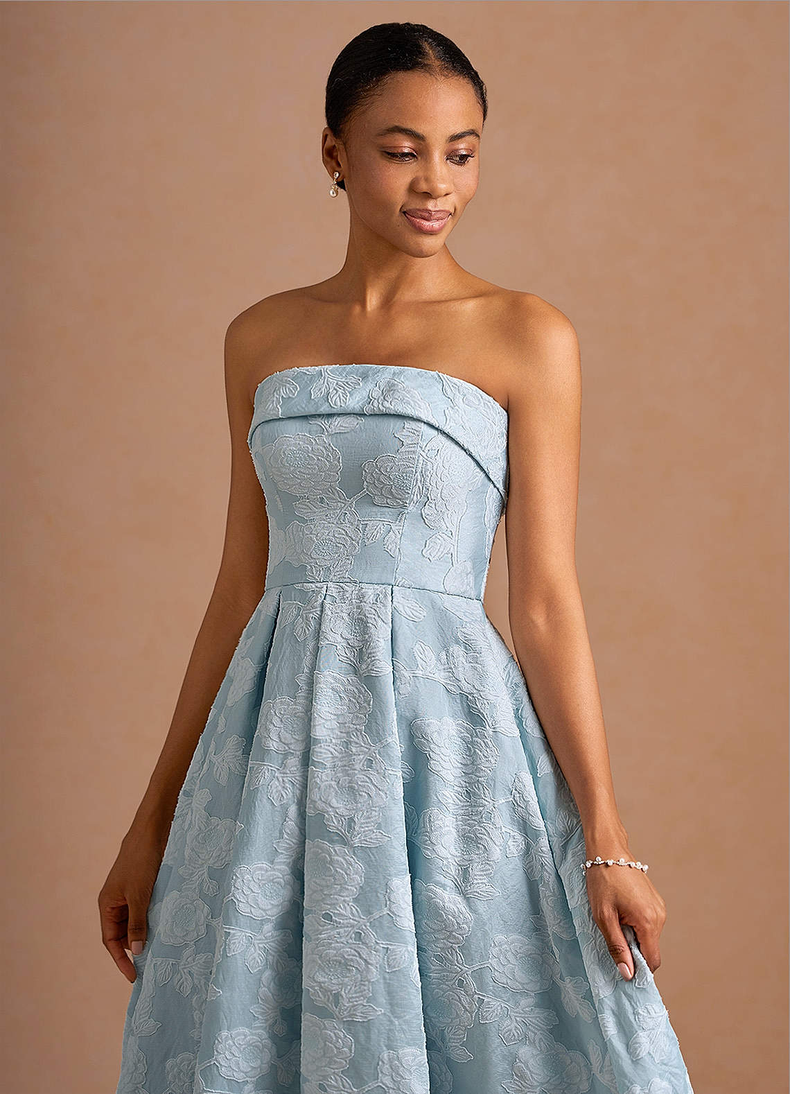 Clementine Pale Blue Maxi Dress image1