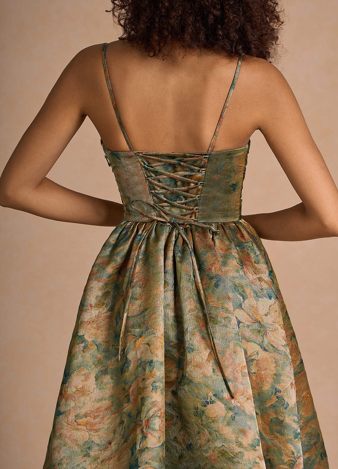 Ziva Vintage Teal Maxi Dress image5