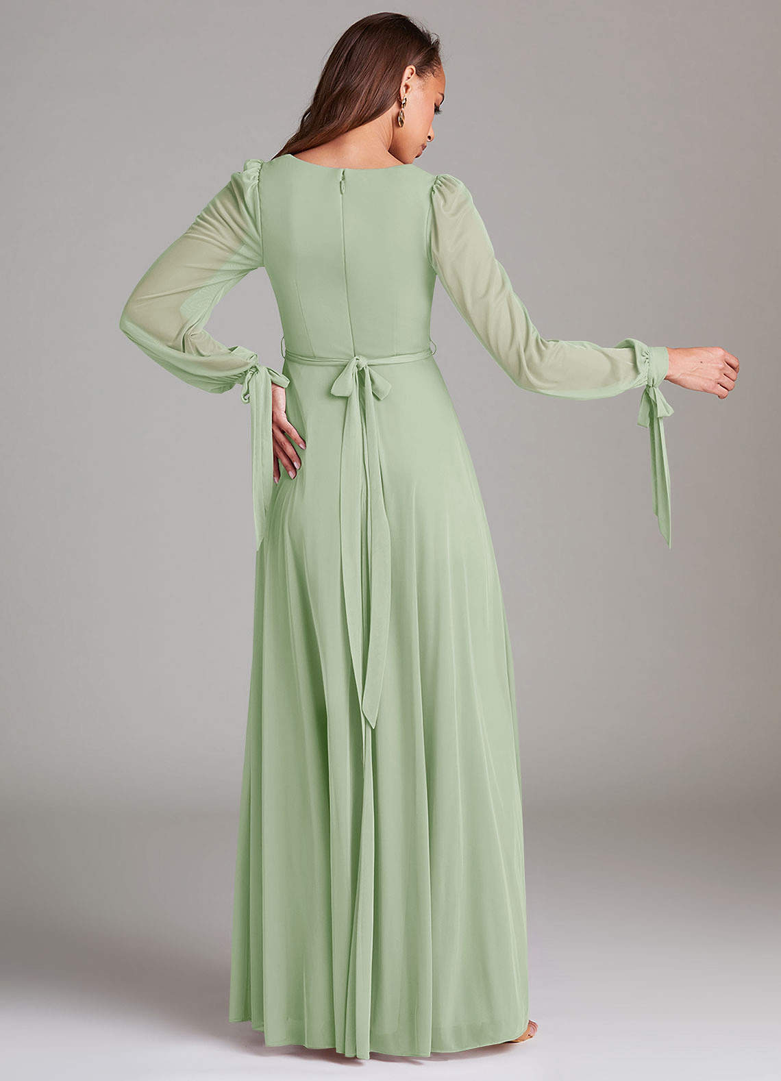 green emerald velvet dress Seroya Deniz Mesh Mini Dress