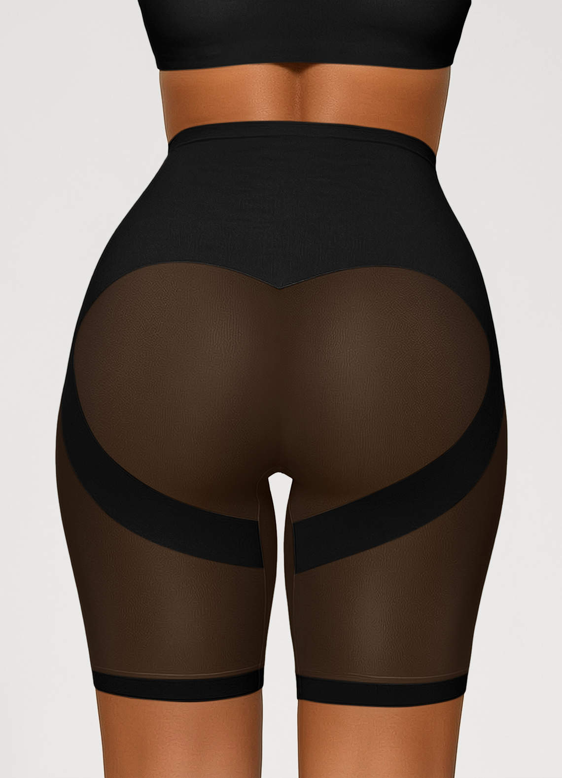 front Wide X-Shaped Tummy Control Ultra-Thin Shapewear Shorts