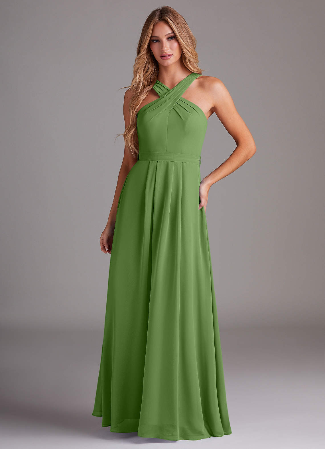 basil bridesmaid dress Azazie Dixie