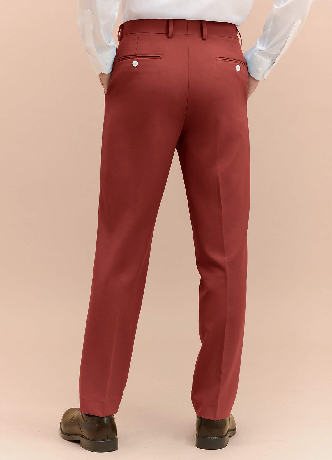 front James Terracotta Pantalon habillé