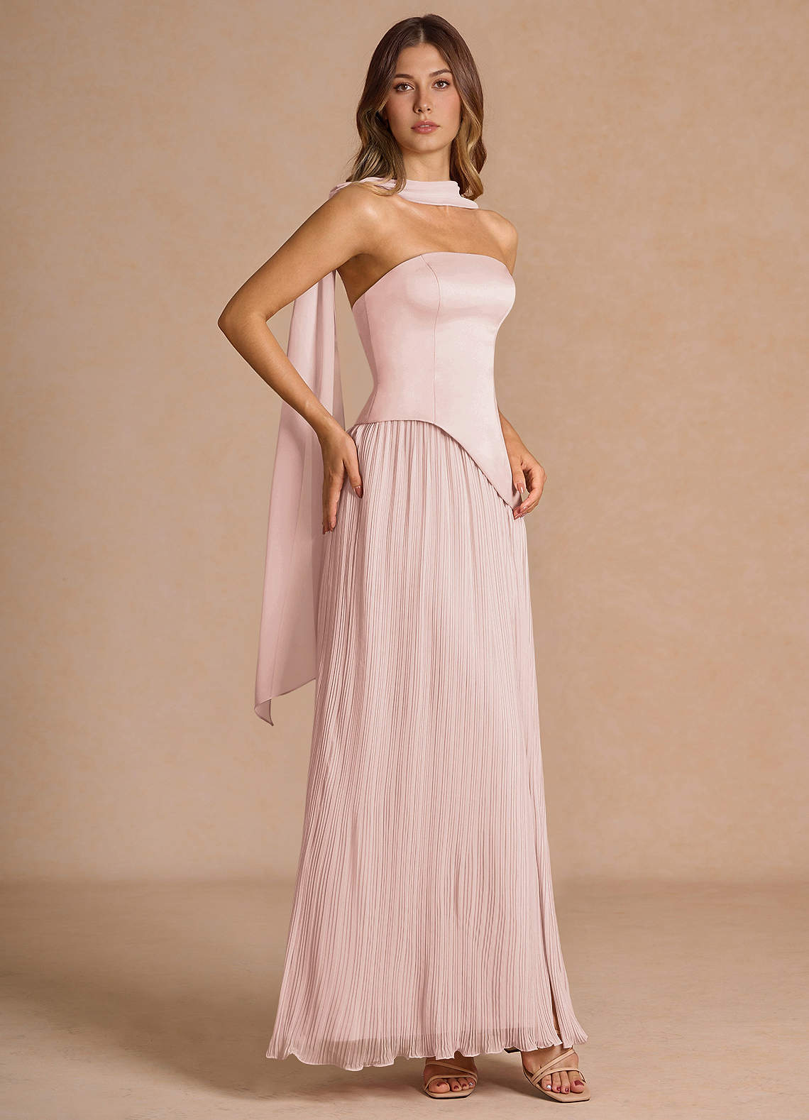 Tierney Powder Pink Maxi Dress image3