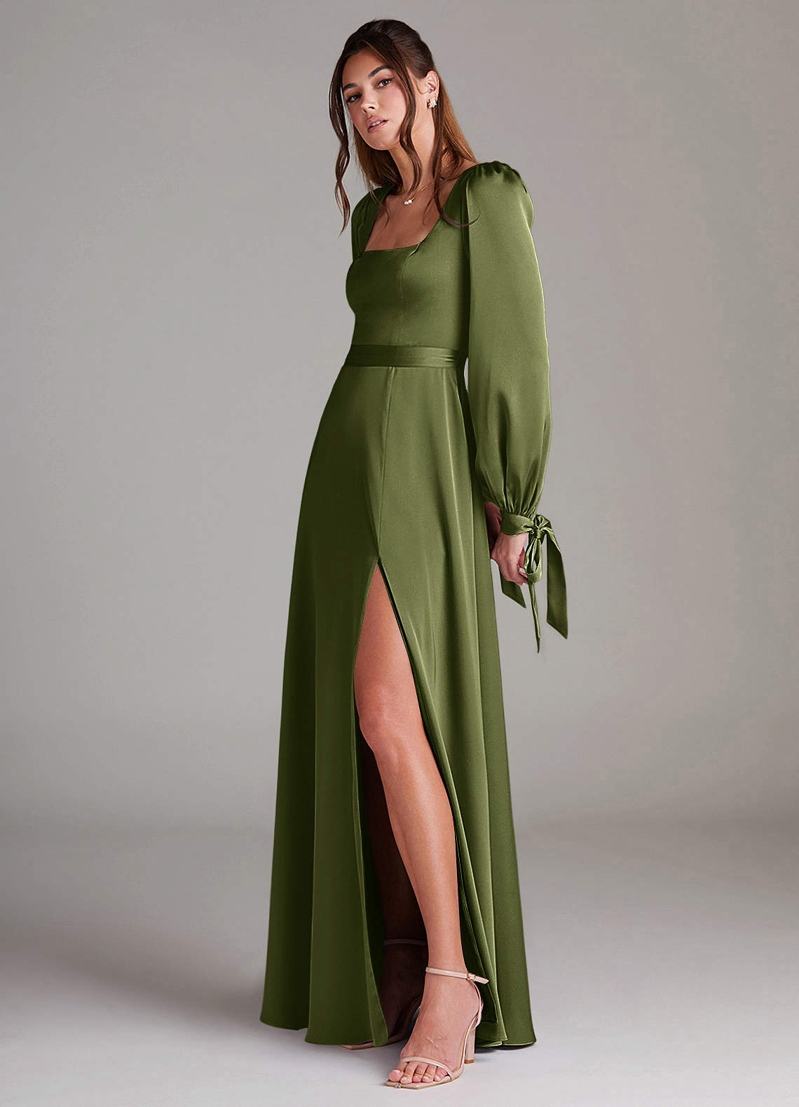 Leonia Olive Maxi Dress image4