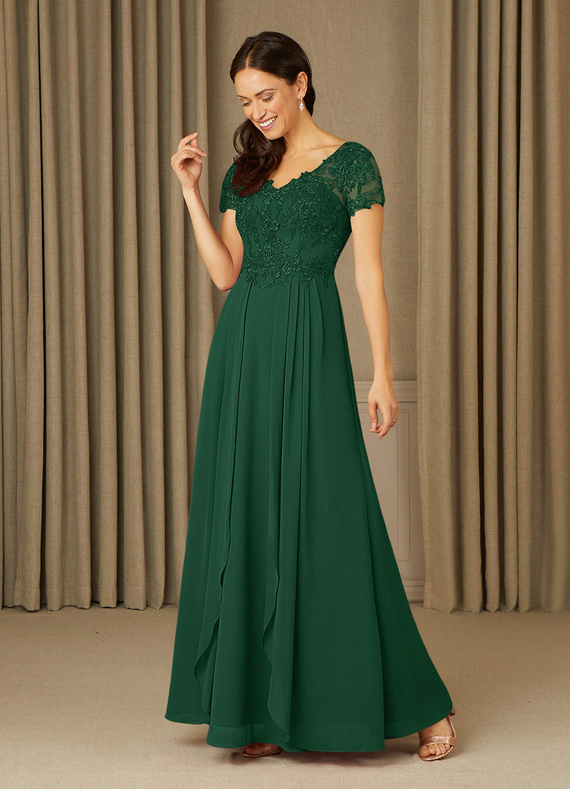 Dark Green Azazie Dune Mother Of The Bride Dress Mother Of The Bride Dresses Azazie 