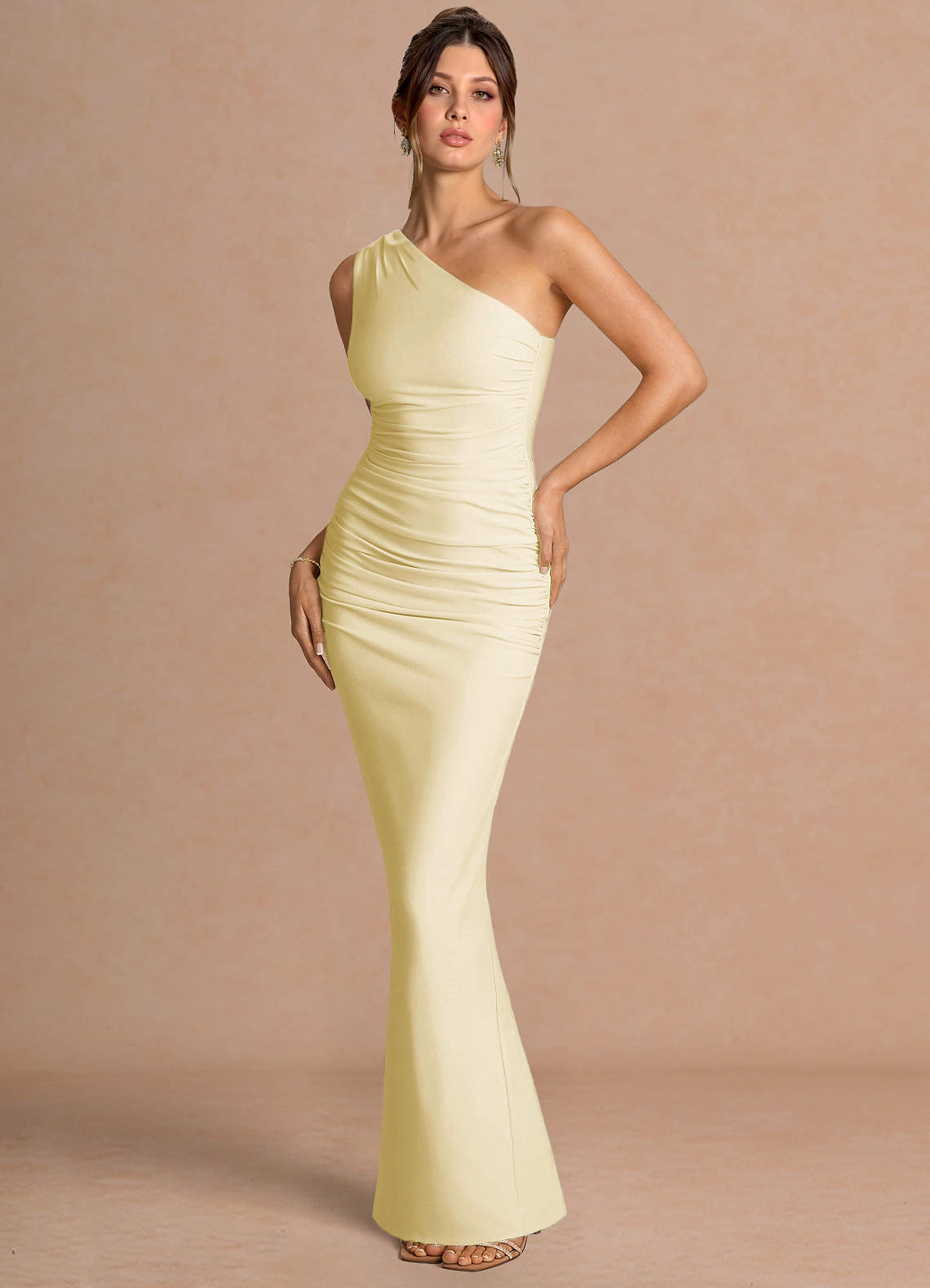 a line maxi formal dress Elegant Strapless A Line Maxi Lace Formal Dresses with Slit