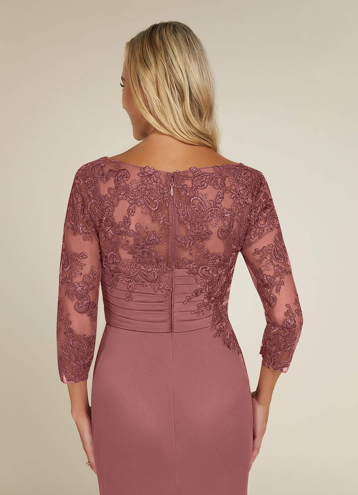 prom dresses lace corset Off Shoulder Sheer Lace Corset Prom Dress – The Dress Outlet main image 1