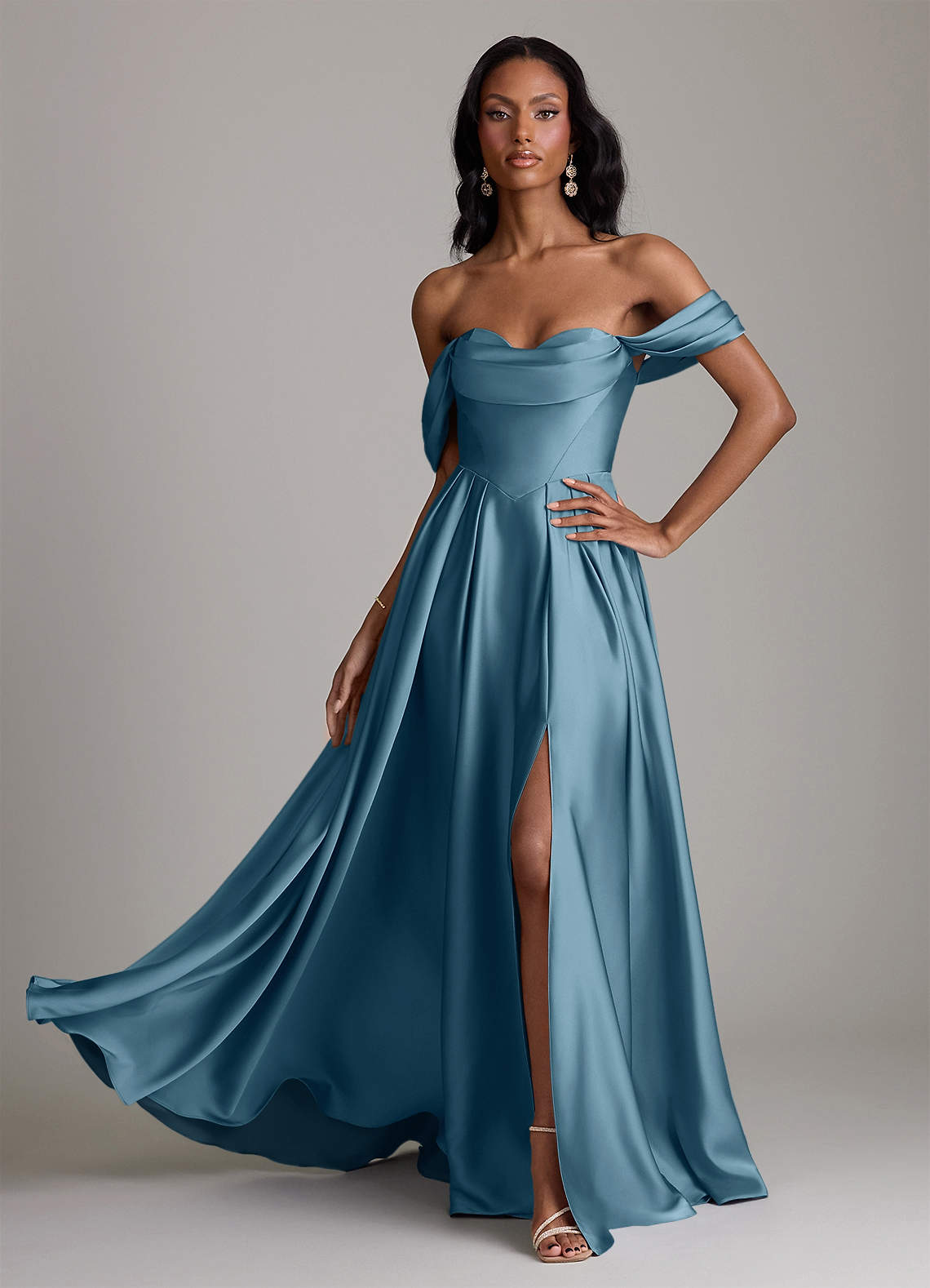 bermuda blue bridesmaid dresses Azazie Loisa 5 inch / 90 1960's block print shift dress Devotion Twins Lack Tiered Size:12-16
