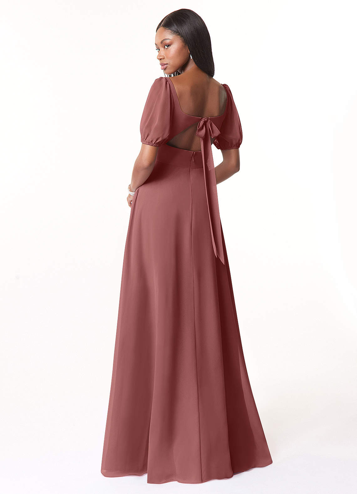 Azazie Alani Amethyst Chiffon Bridesmaid Dresses