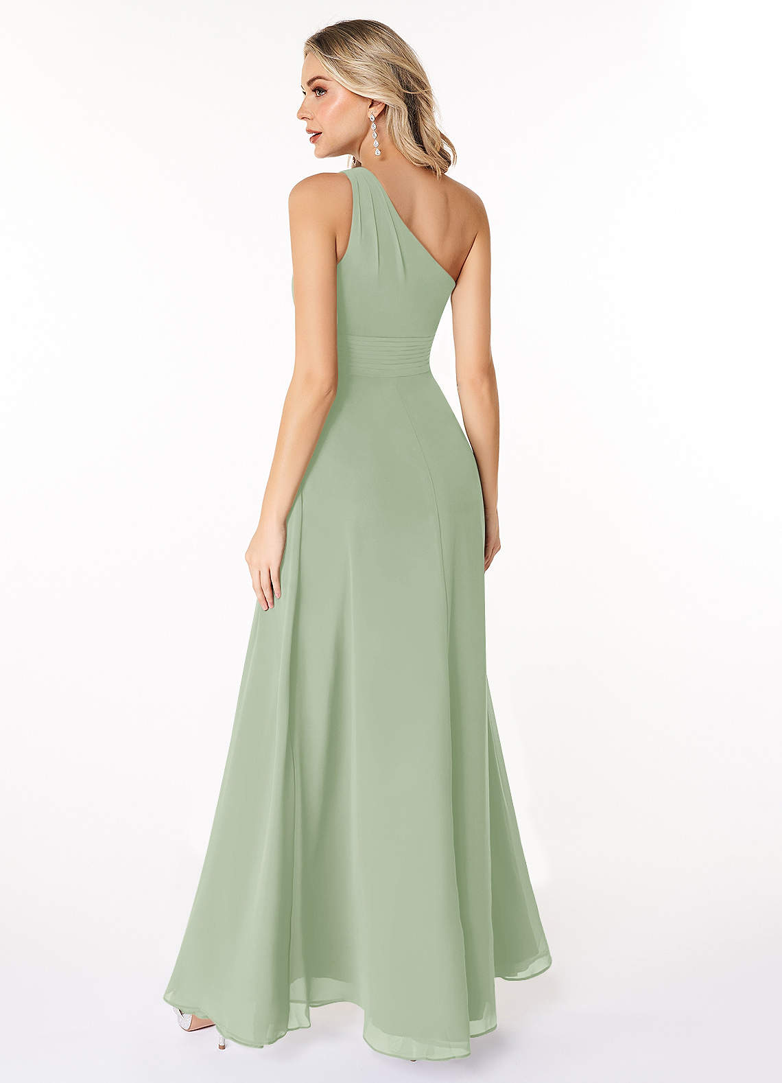 Azazie Dallas Dusty Sage Chiffon Bridesmaid Dresses | Azazie Azazie Dallas Dusty Sage Chiffon Bridesmaid Dresses | Azazie
