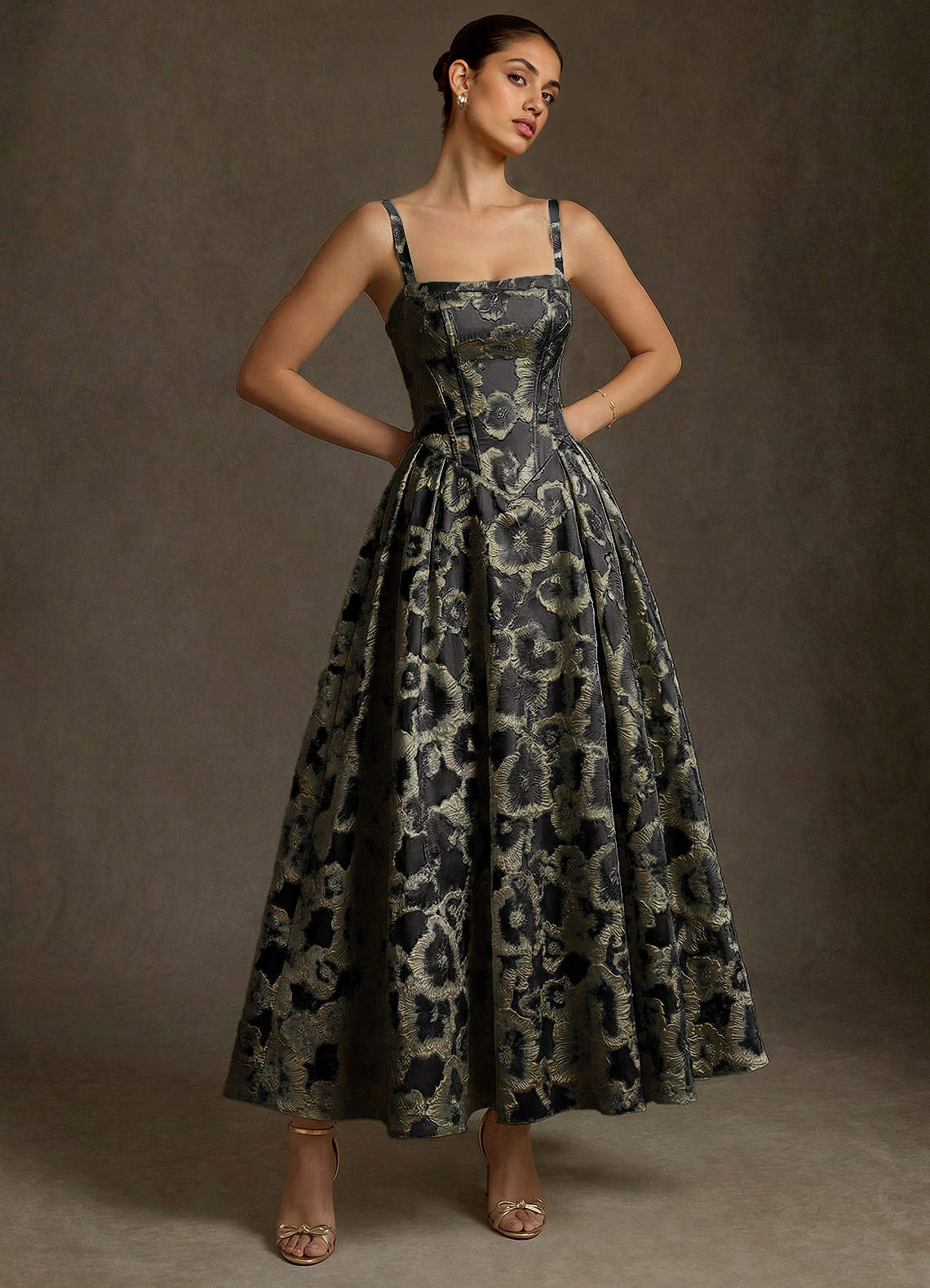 formal black maxi dresses Azazie Plus Size Ball Gowns Wedding Guest Tie Dresses Square Black DR1824MOD