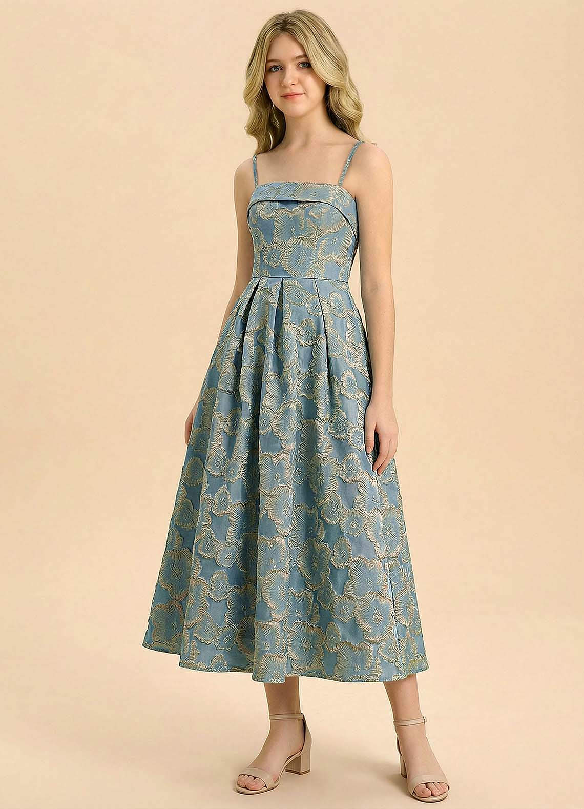 front Azazie Florentine Junior Formal Dress