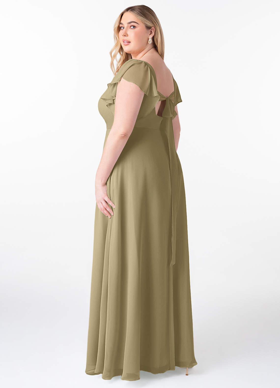white christmas dresses Ione | Moss Green main image 1