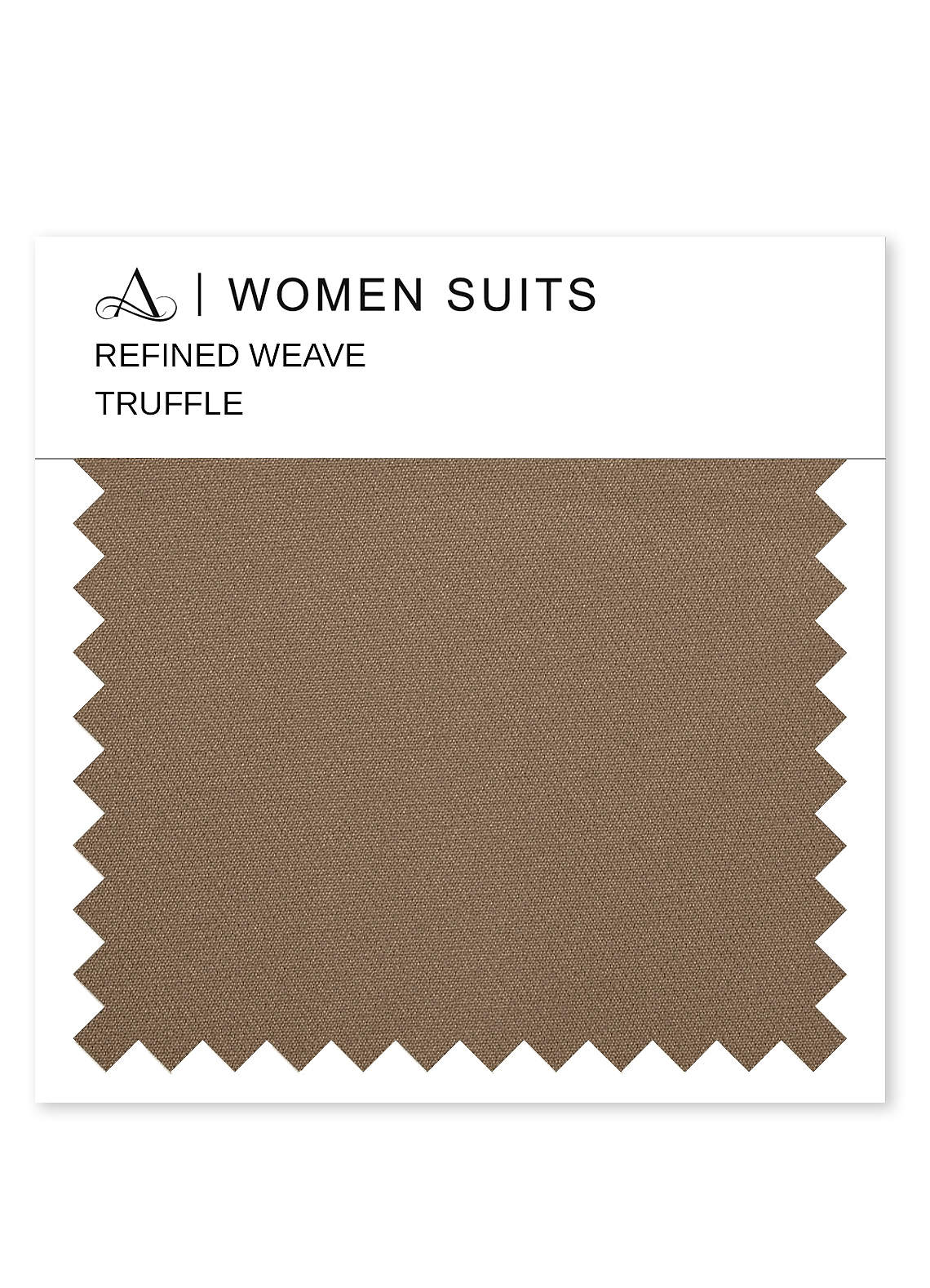 front Azazie Refined Weave Women Suit Swatch
