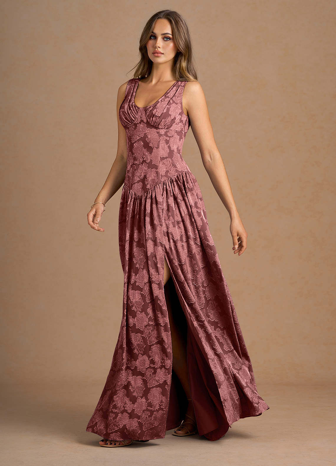 Lunara Vintage Rose Maxi Dress image1