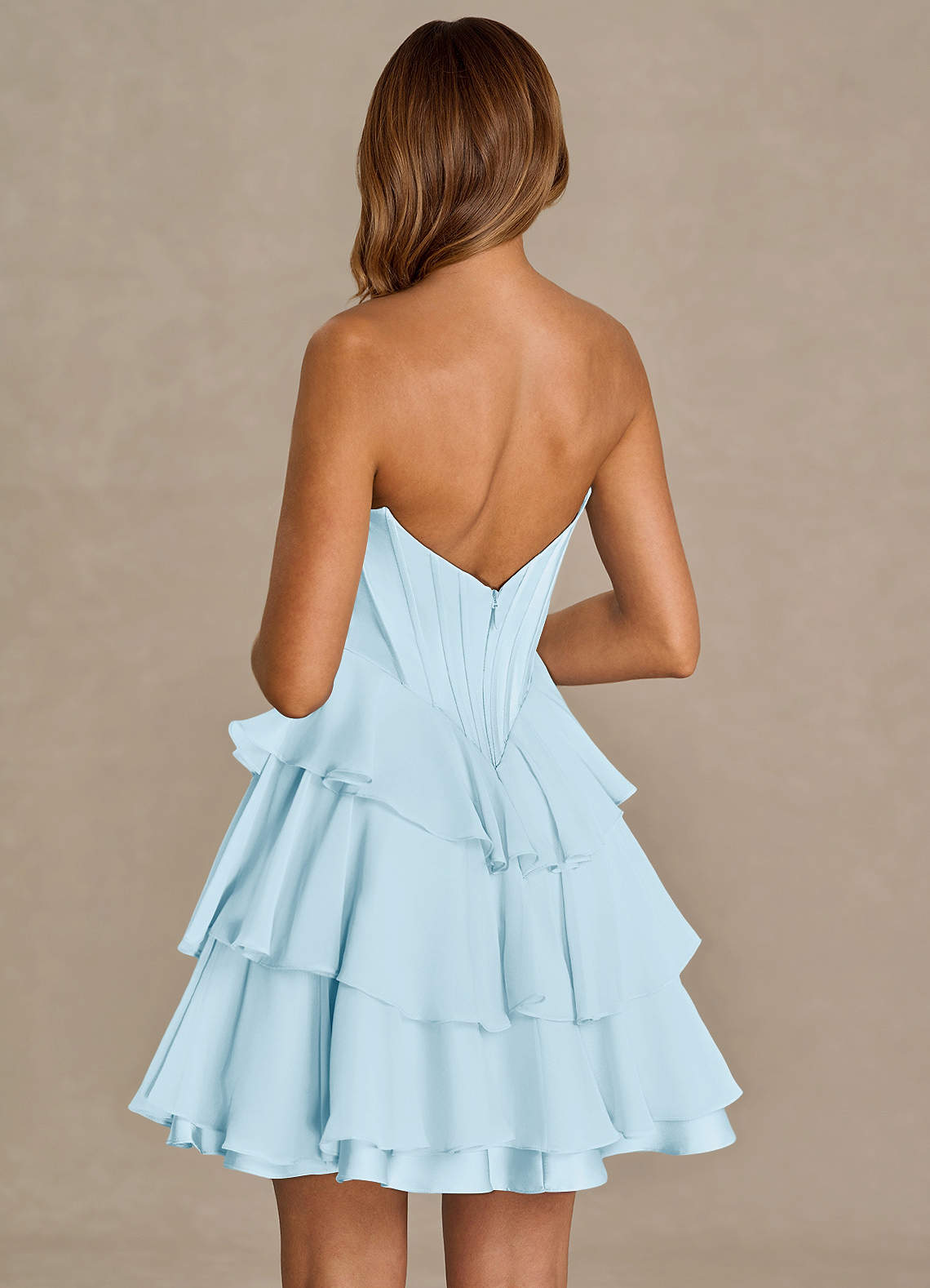 Brinley Sky Blue Mini Dress image1