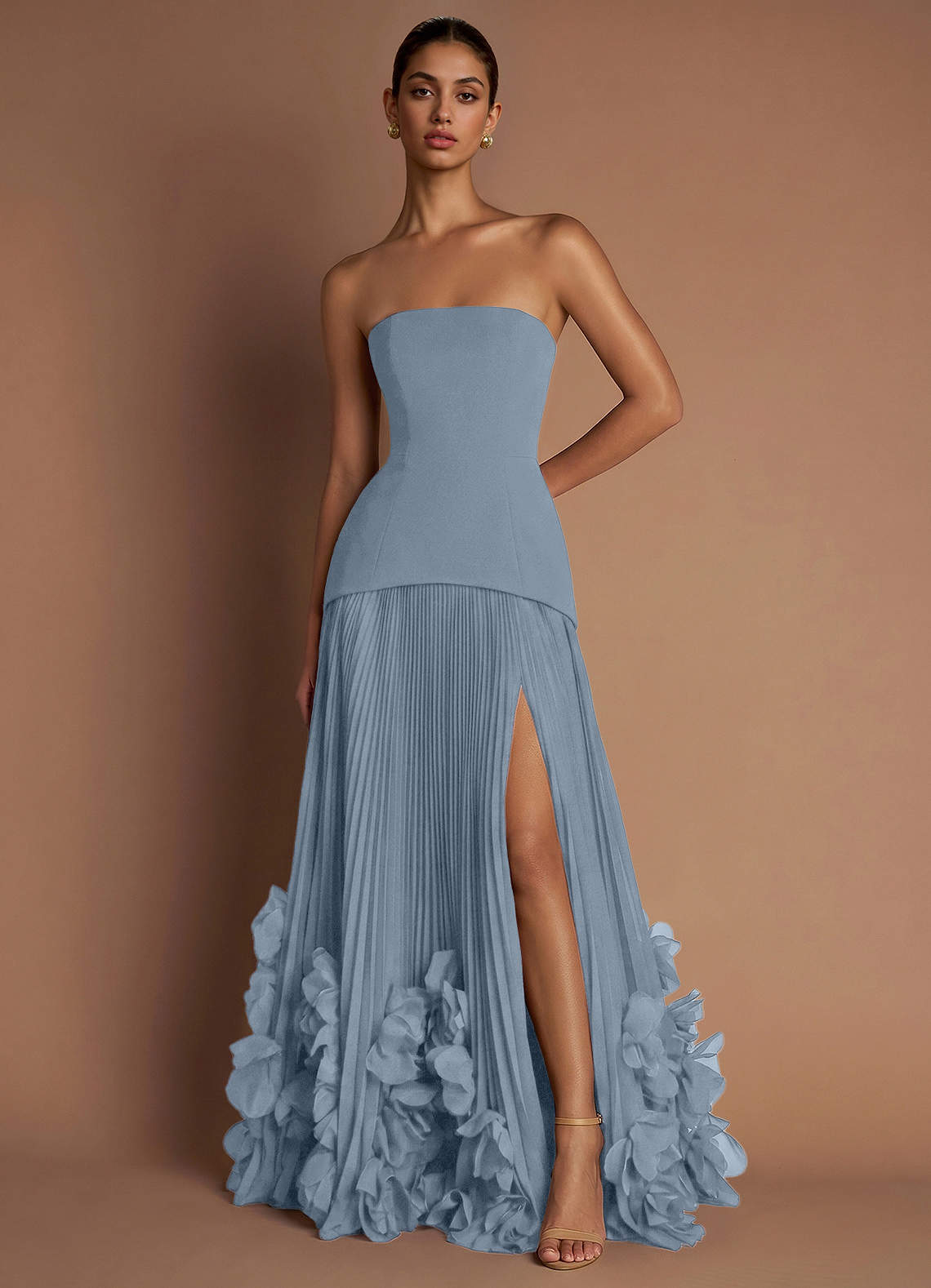 zebra print beach dress it’s unforgettable Size:us 20w Blue Elie Saab Wedding Last Call