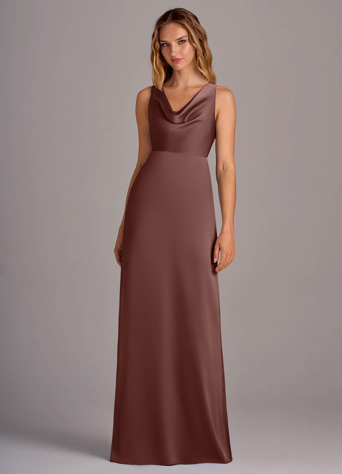 satin espresso dress boohoo Women's Textured Satin & Lace Wrap Front Mini Dress in Espresso
