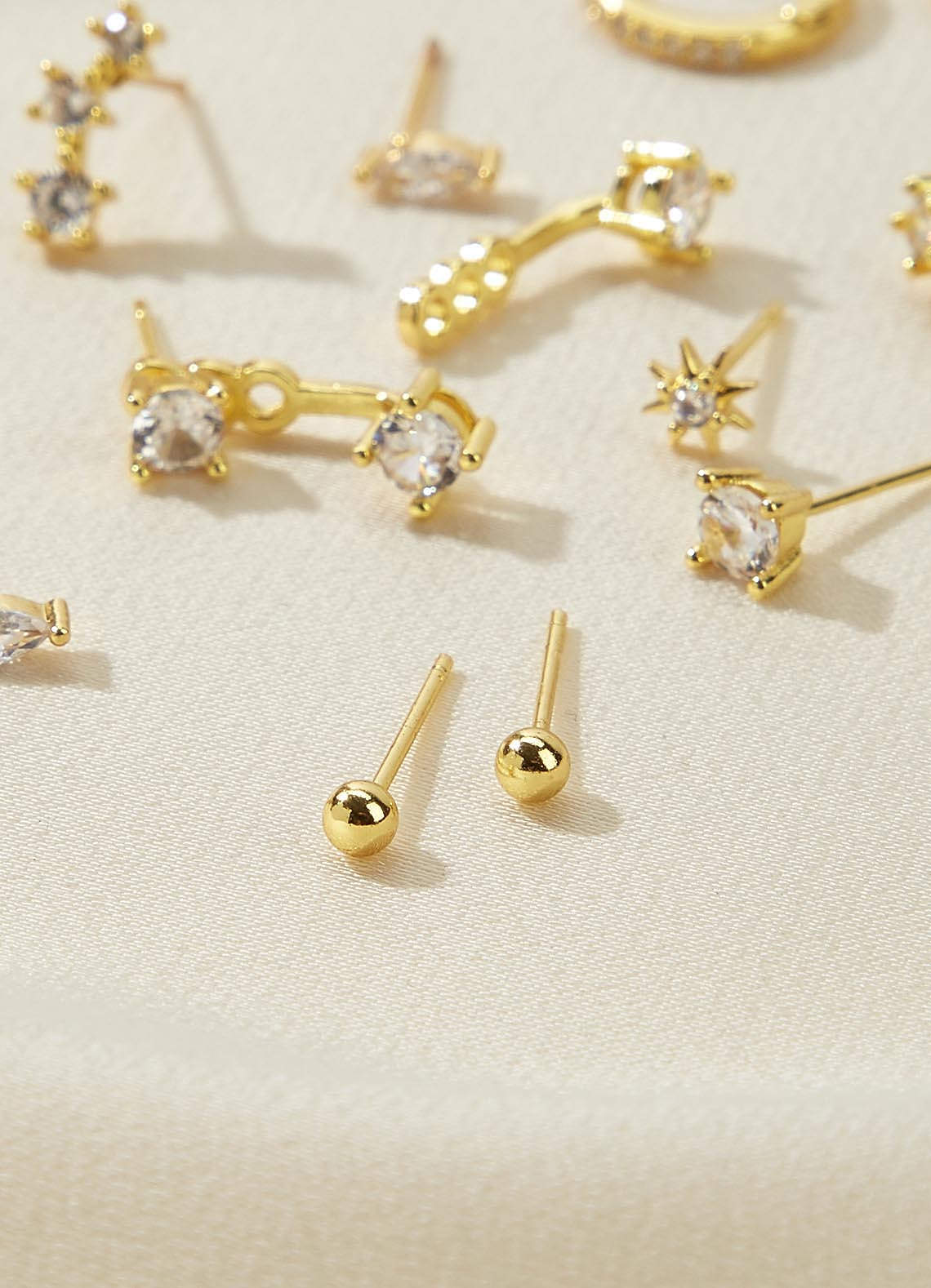 front Ensembles de boucles d'oreilles délicates