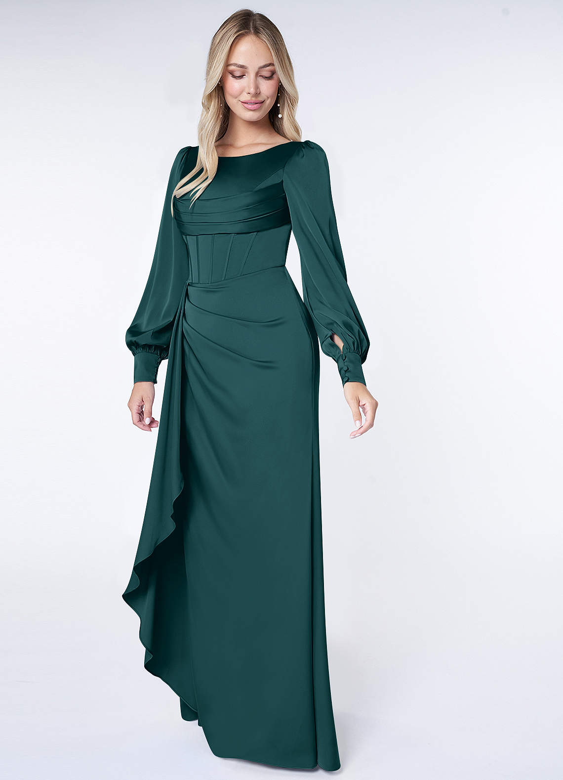 Pine Azazie Raye Bridesmaid Dresses | Azazie