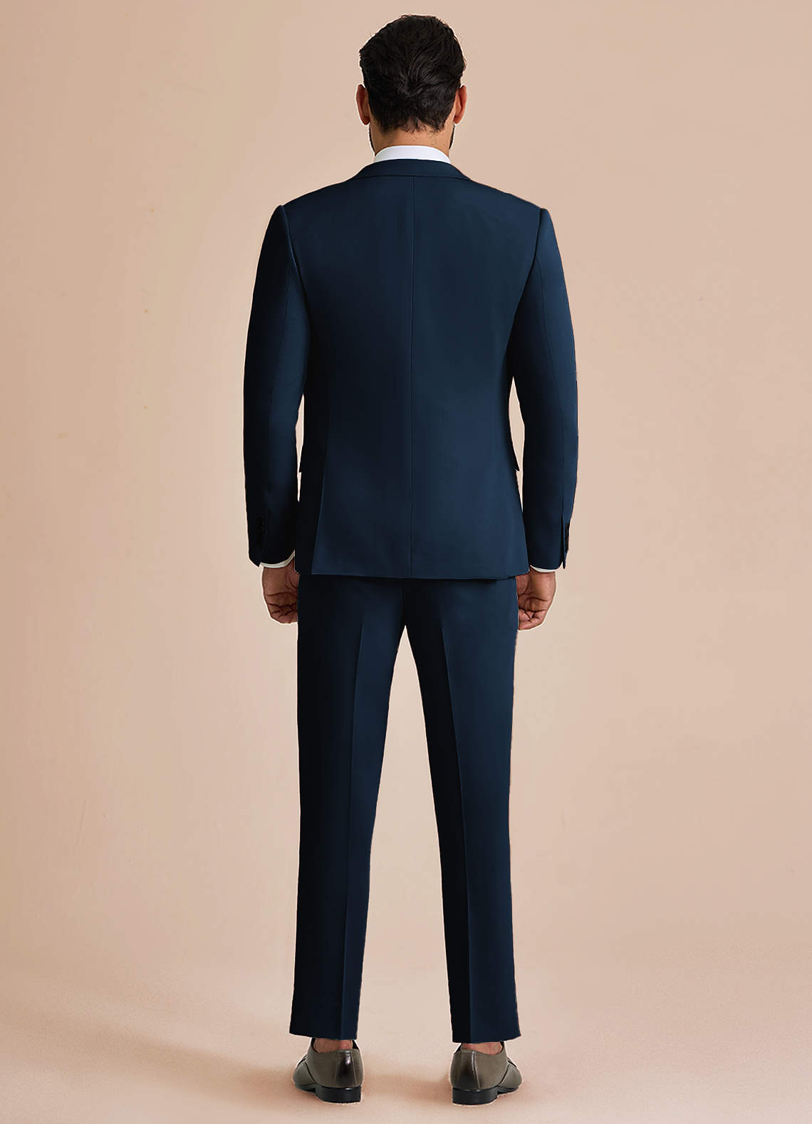front William Navy Blue Comfort Blend 3-piece suit