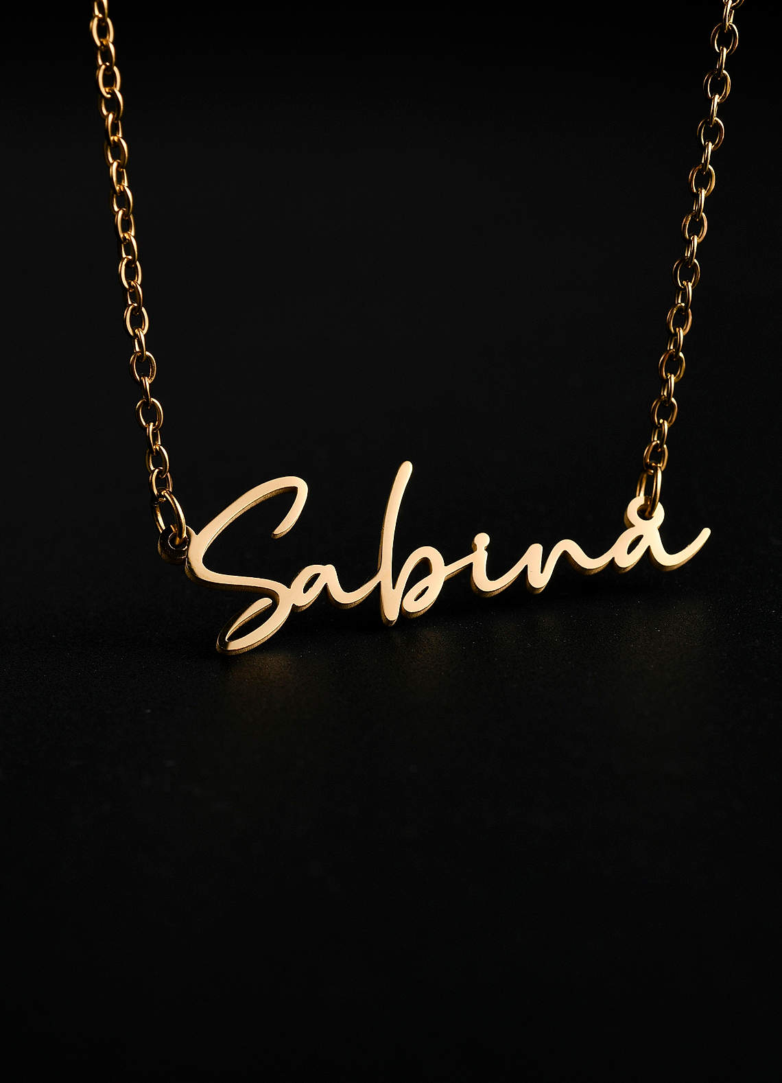front Personalized Name Necklace