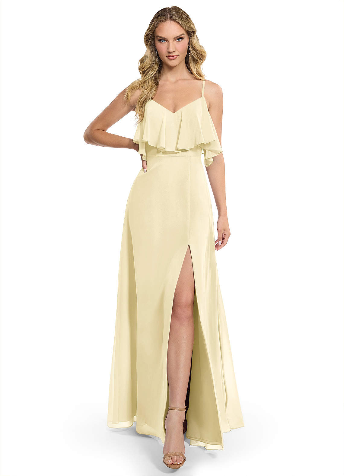 chiffon convertible bridesmaid dress Champagne Bridesmaid Dress Chiffon Size 1X