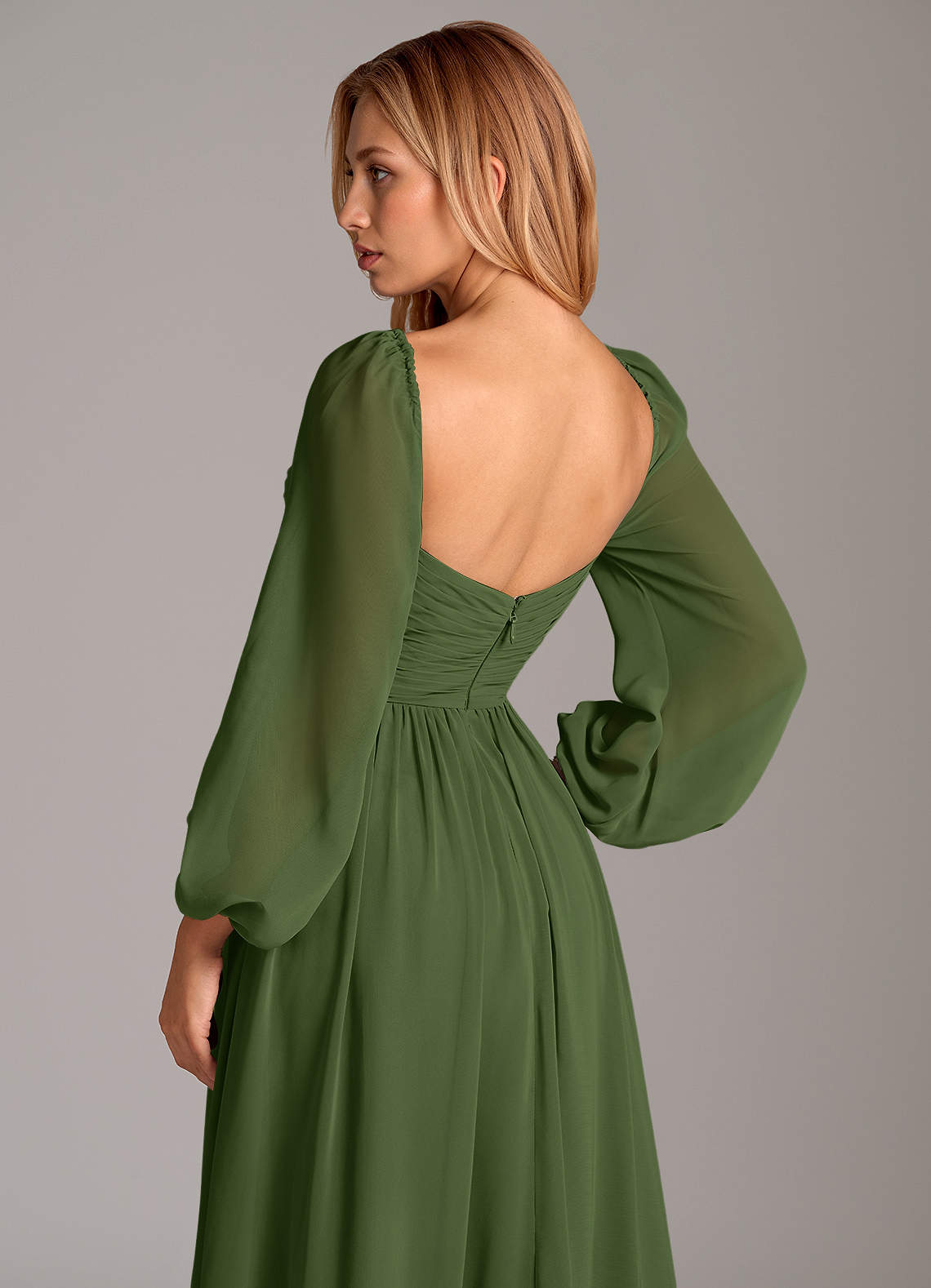 long sleeve wedding guest dresses Jessica Angel 425 Evening Long Formal Long Sleeve Velvet Dress