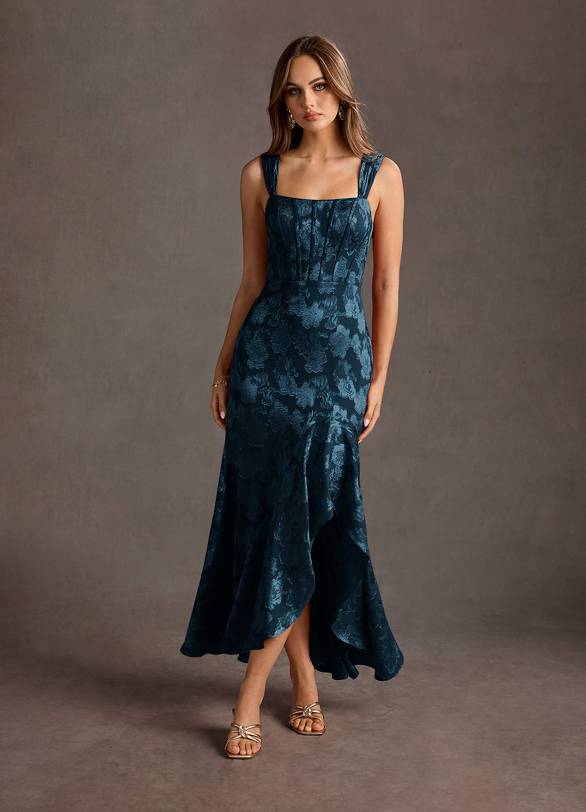 Saskia Navy Maxi Dress Ready to Ship | Azazie