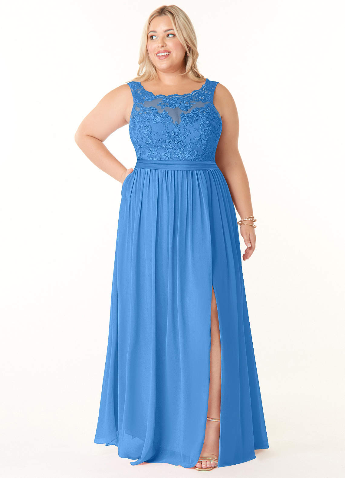 Azazie Elly Blue Jay Bridesmaid Dresses Azazie
