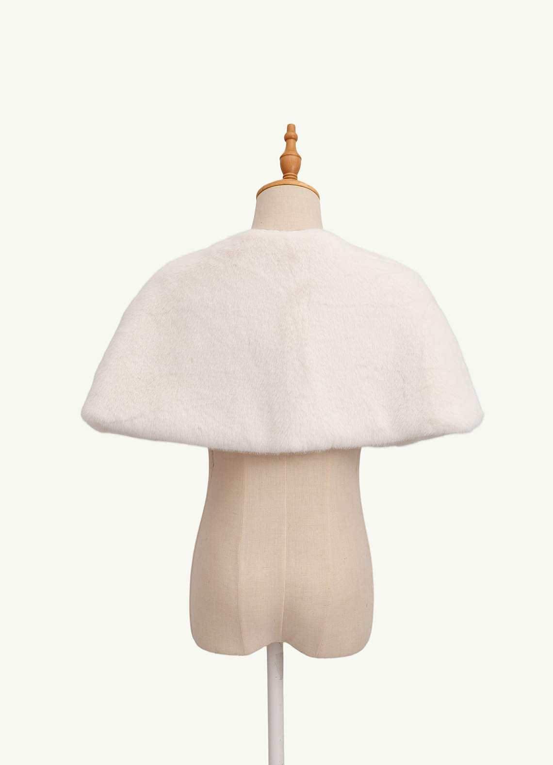 front Faux Fur Capelet