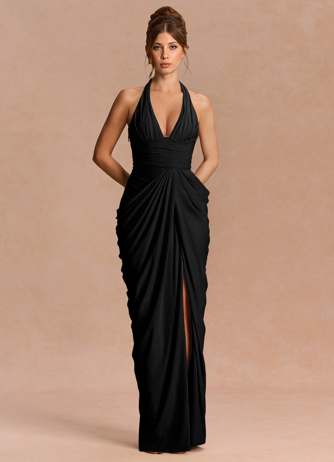Aurelie BLack Maxi Dress