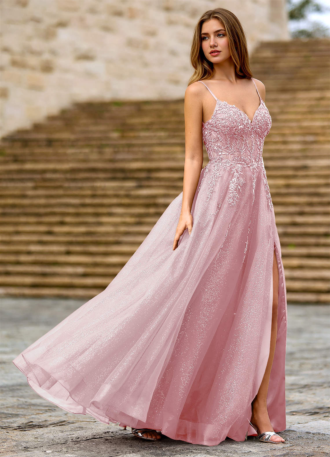 Milliener Rose Robe de bal en tulle à fleurs image4
