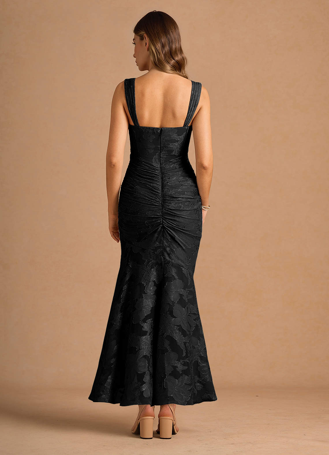 white lace maxi dress boutique White Lace Collared Maxi Dress – self-portrait-US main image 0