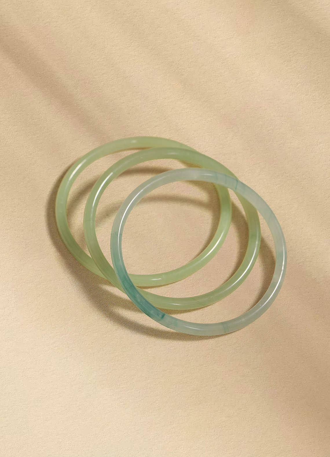 front Colored Bangle set of 3